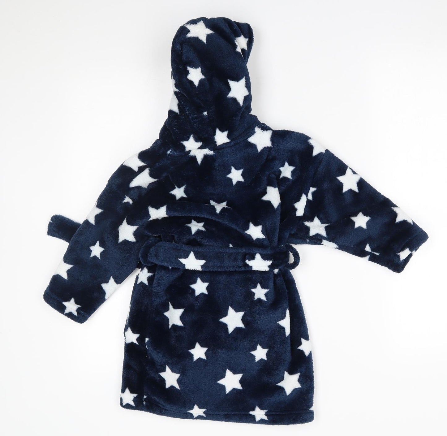 NEXT Boys Blue    Robe Size 2-3 Years  - star pattern
