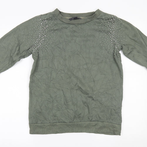 Primark Womens Green   Pullover Jumper Size M