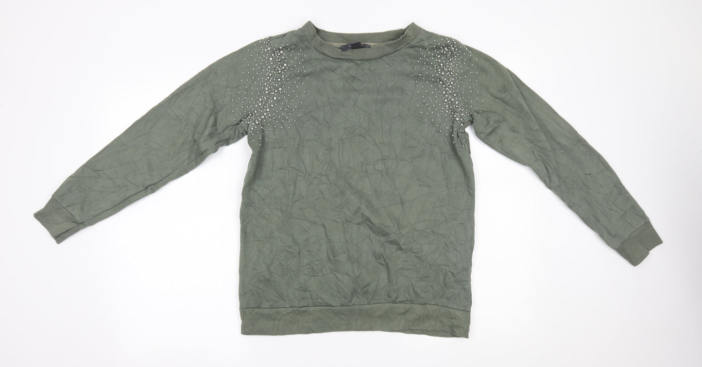 Primark Womens Green   Pullover Jumper Size M
