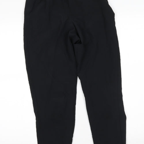 M&S Womens Black   Sweatpants Trousers Size 6 L27 in