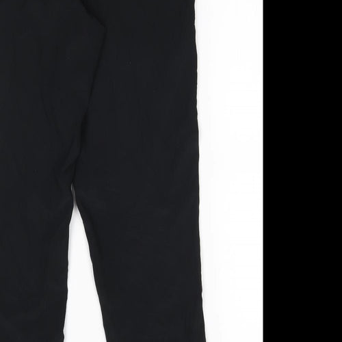 M&S Womens Black   Sweatpants Trousers Size 6 L27 in