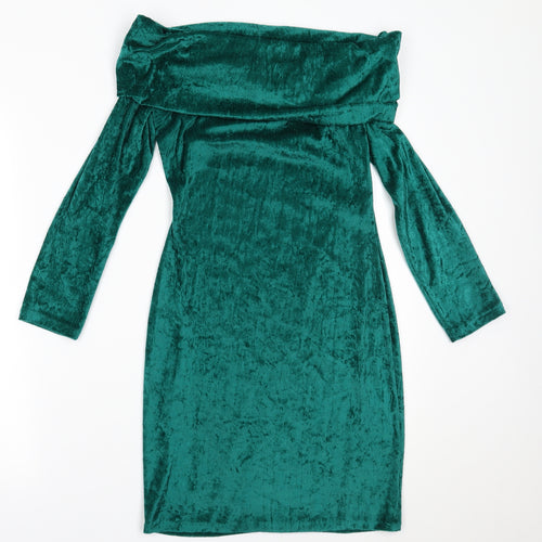 Celebrity Womens Green   Pencil Dress  Size 10