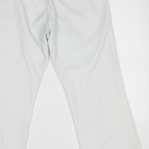 la beeby Womens White   Trousers  Size 16 L27 in - japanese character on leg