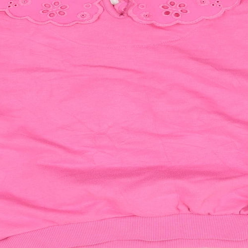 F&F Girls Pink   Pullover Jumper Size 9-10 Years