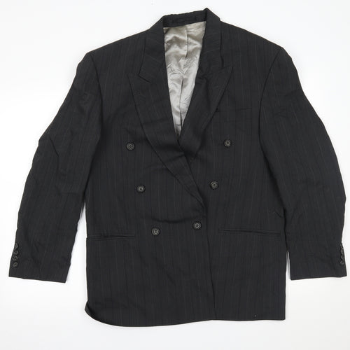 trevira Mens Grey Striped  Jacket Blazer