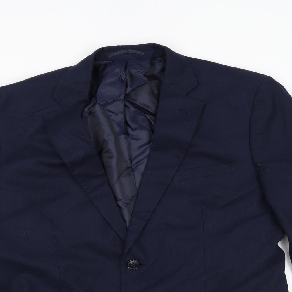 TU Mens Blue   Jacket Blazer