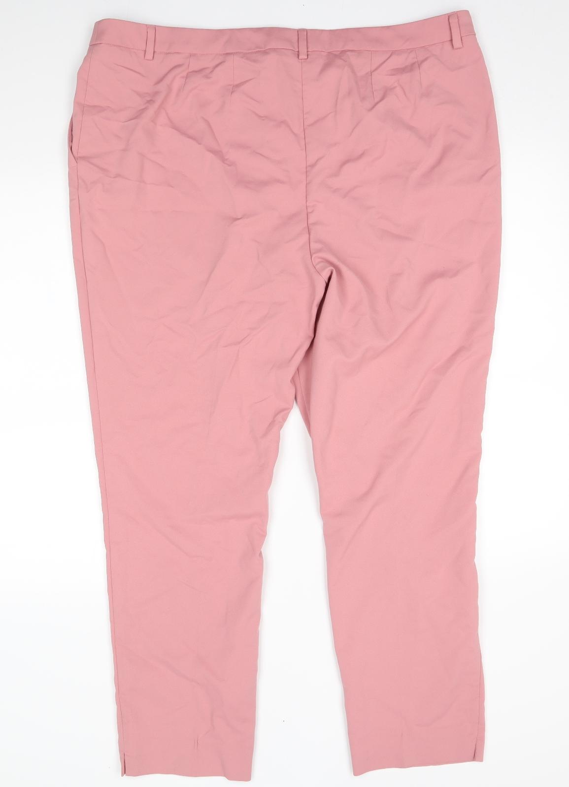 The mia Womens Pink   Trousers  Size 20 L28 in