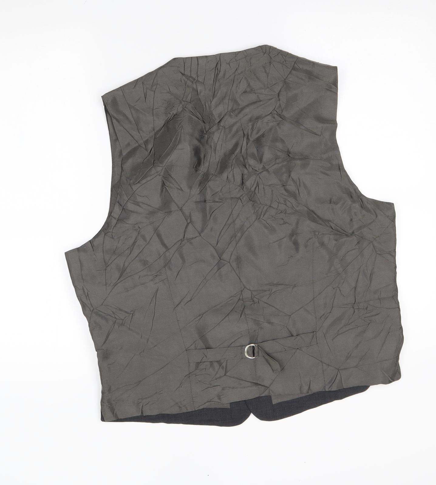 Preworn Mens Grey   Jacket Suit Waistcoat