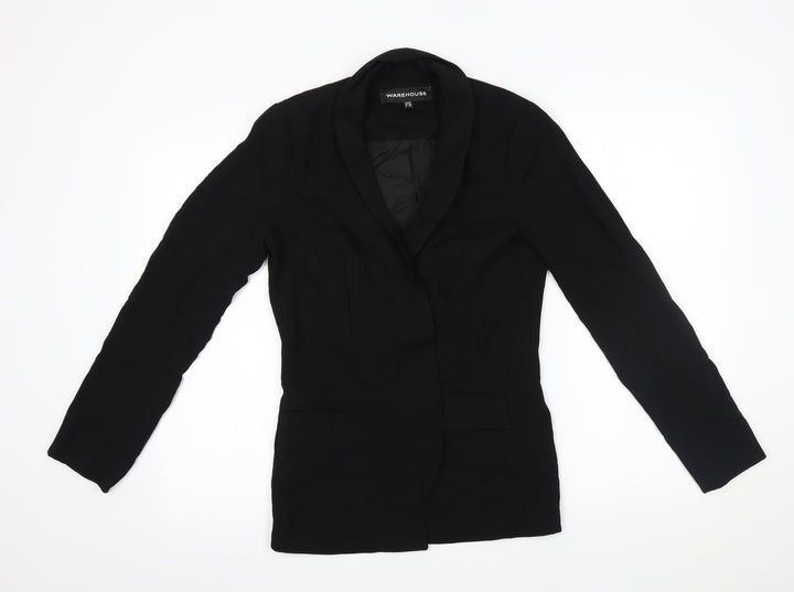 Warehouse Womens Black Jacket Blazer Size 10