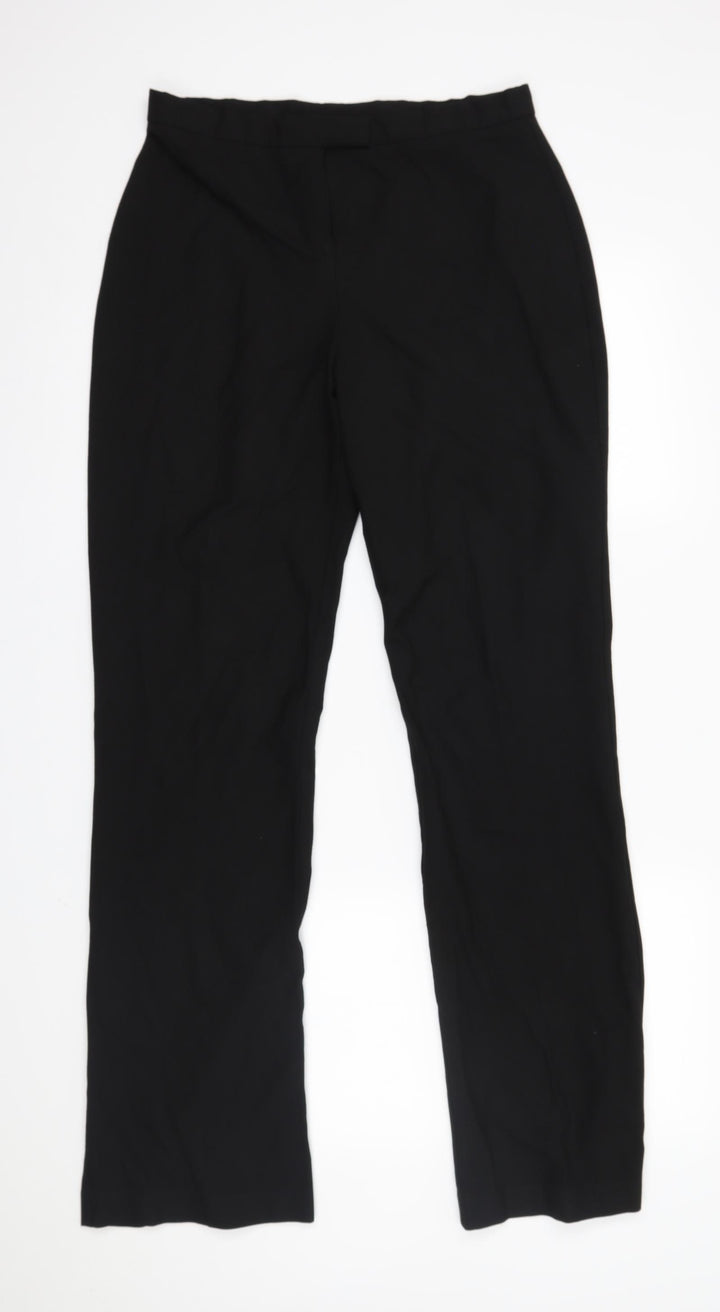 Dunnes Stores Womens Black Suit Trousers Size 12 L32 in