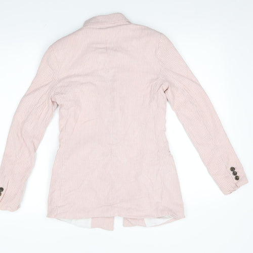H&M Womens Pink   Jacket Blazer Size 4