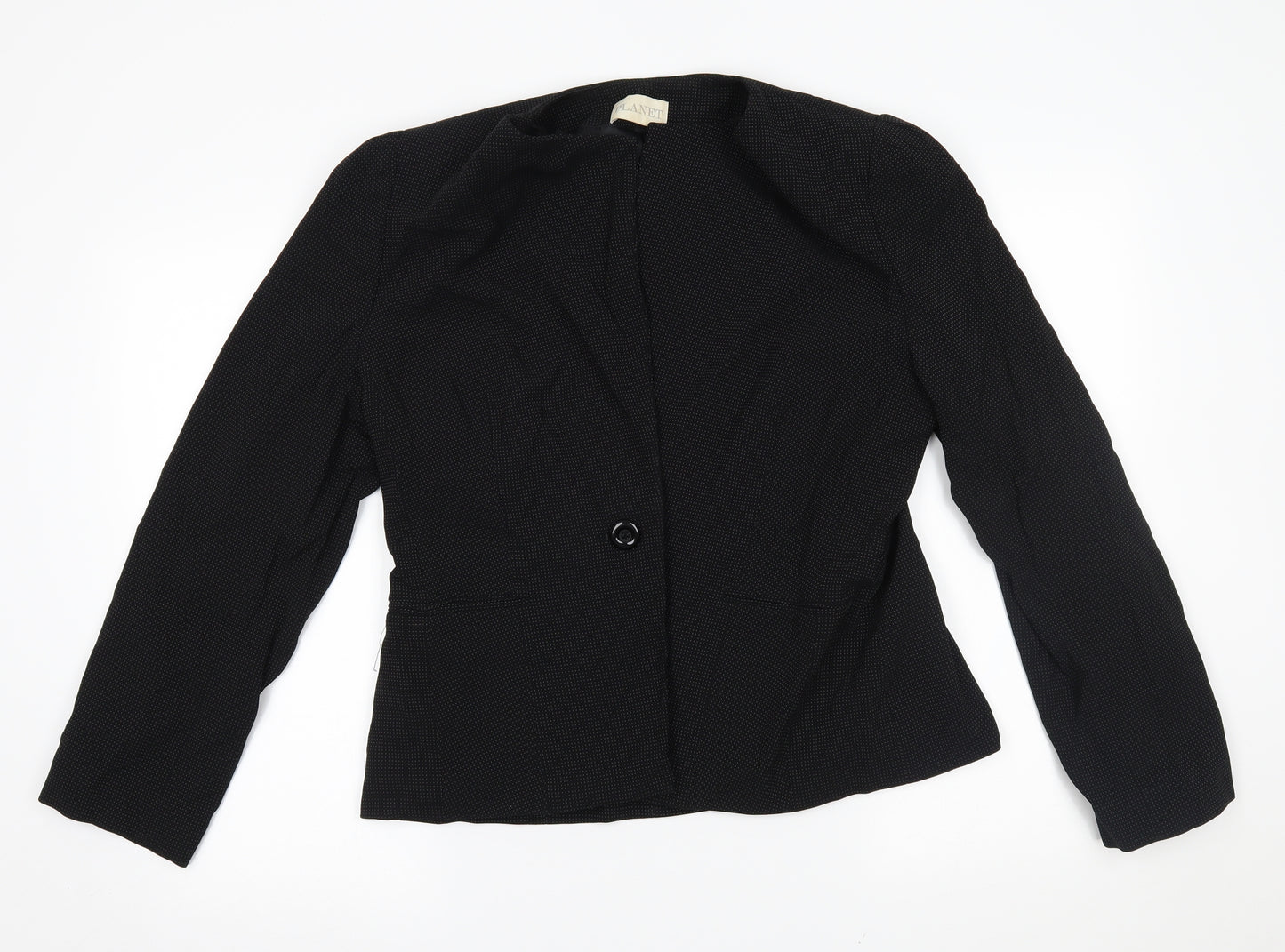 planet Womens Black   Jacket Blazer Size M