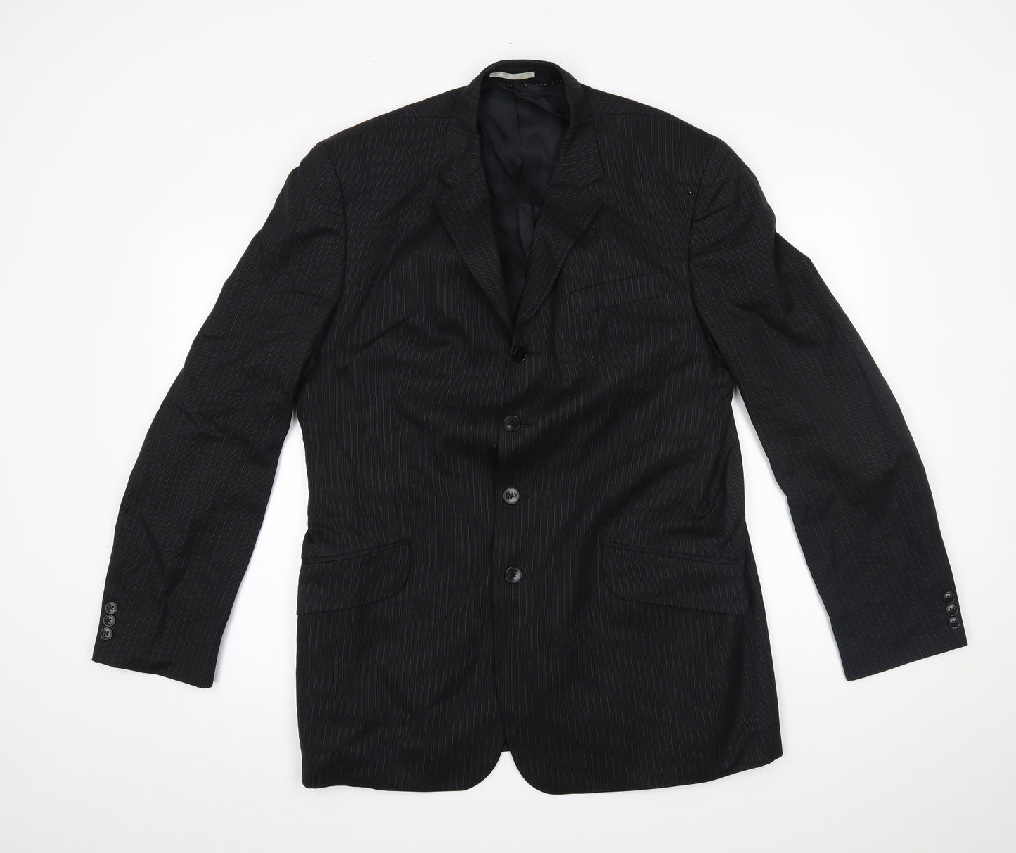 NEXT Mens Black Striped  Jacket Blazer