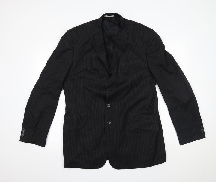NEXT Mens Black Striped  Jacket Blazer
