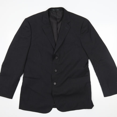 Matalan Mens Grey Striped  Jacket Blazer