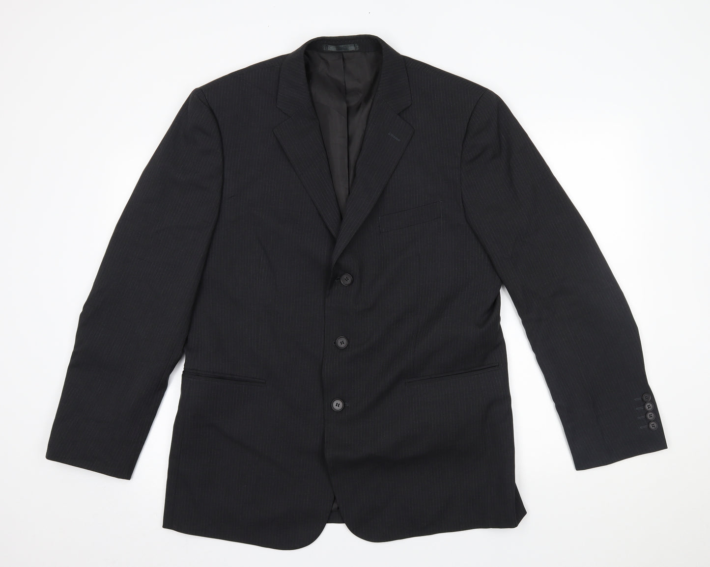 Matalan Mens Grey Striped  Jacket Blazer