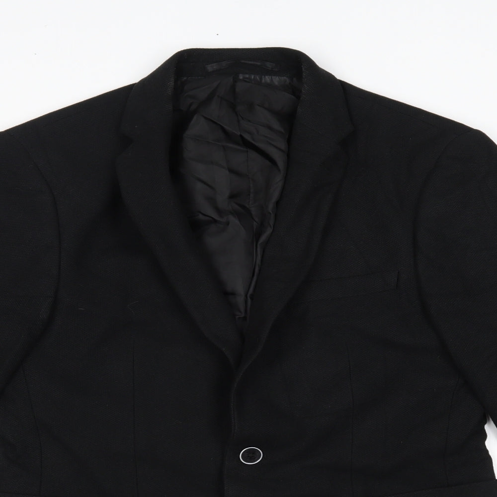 burton menswear Mens Black   Jacket Blazer