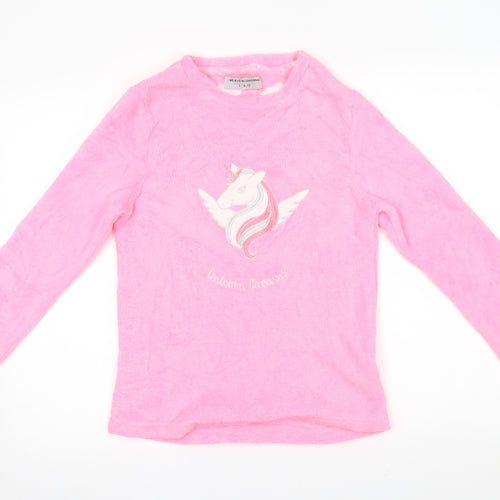 I Believe In Unicorns Womens Pink   Pullover Jumper Size S