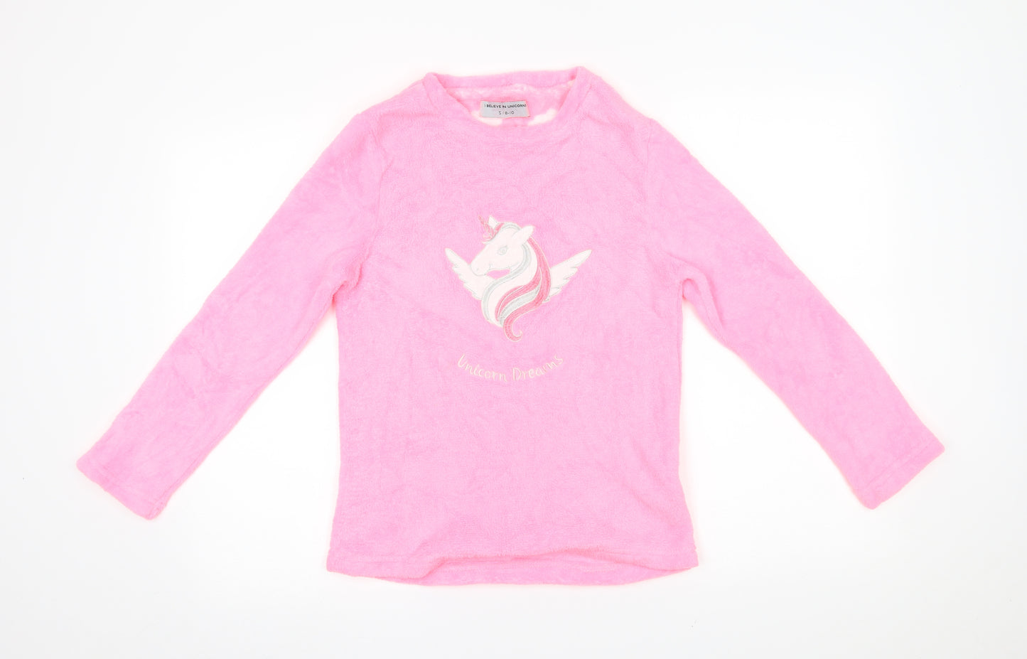 I Believe In Unicorns Womens Pink   Pullover Jumper Size S
