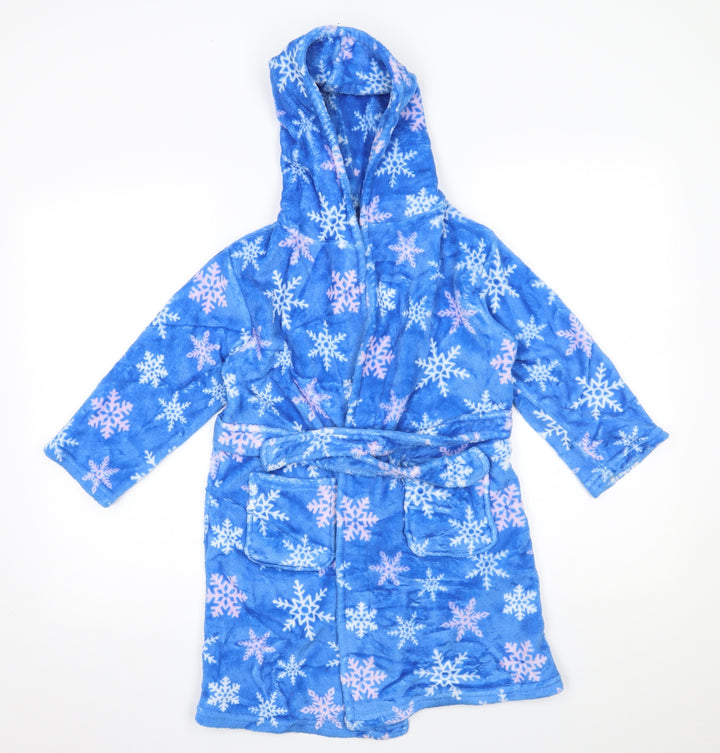 mini kidz Girls Blue Robe Size 4-5 Years - Queen