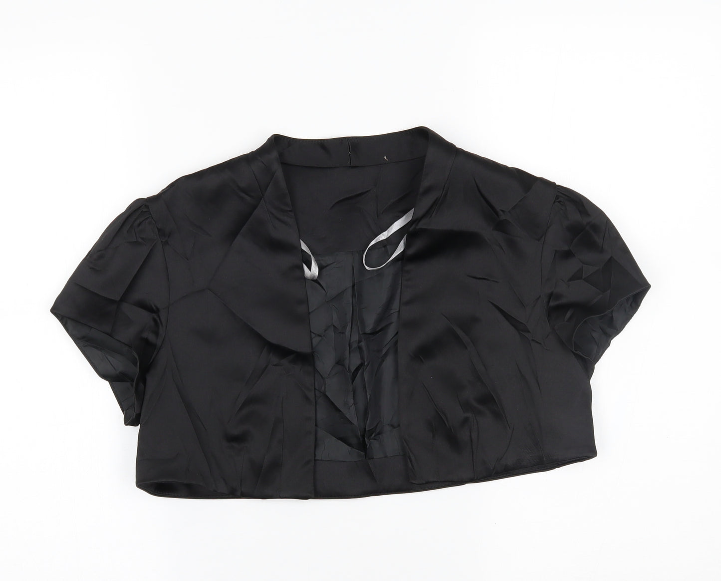debenahms Womens Black   Cardigan Jumper Size 14  - cropped
