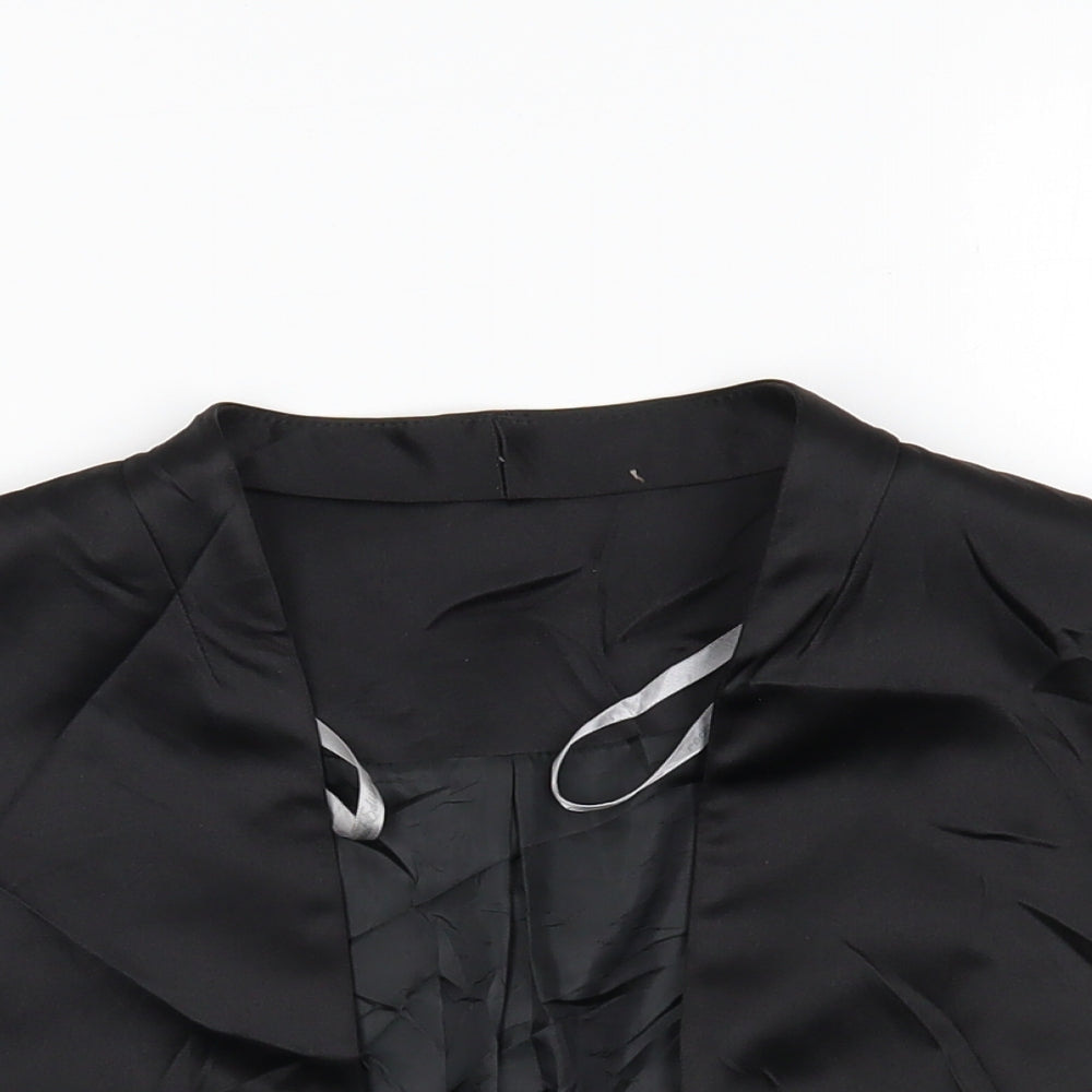 debenahms Womens Black   Cardigan Jumper Size 14  - cropped