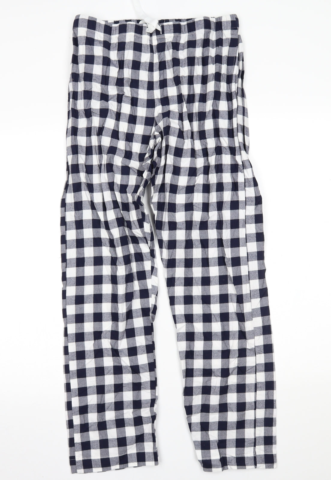 the white company Mens White Plaid   Pyjama Pants Size S
