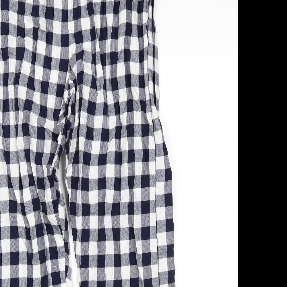 the white company Mens White Plaid   Pyjama Pants Size S
