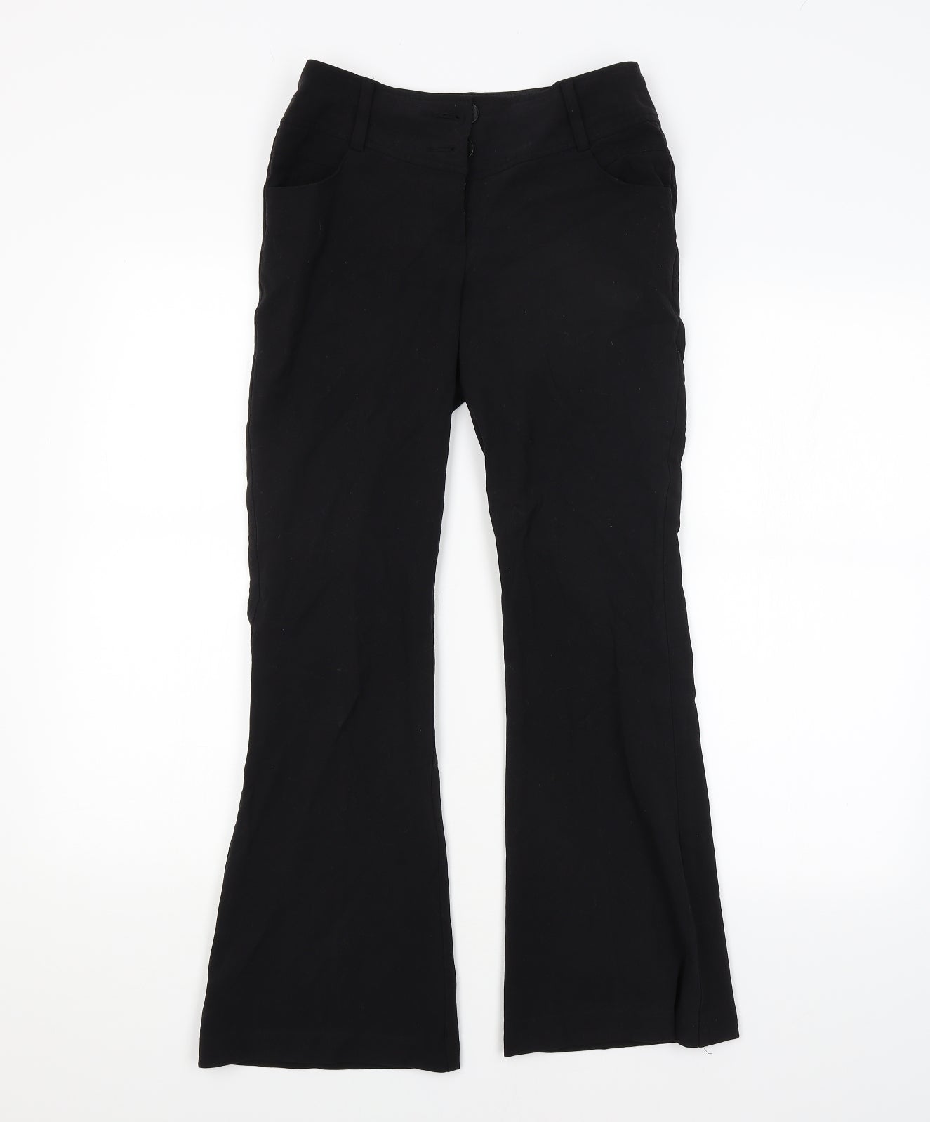 New Look Womens Black   Trousers  Size 6 L28 in
