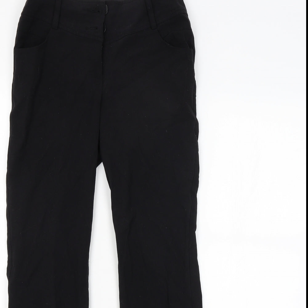 New Look Womens Black   Trousers  Size 6 L28 in