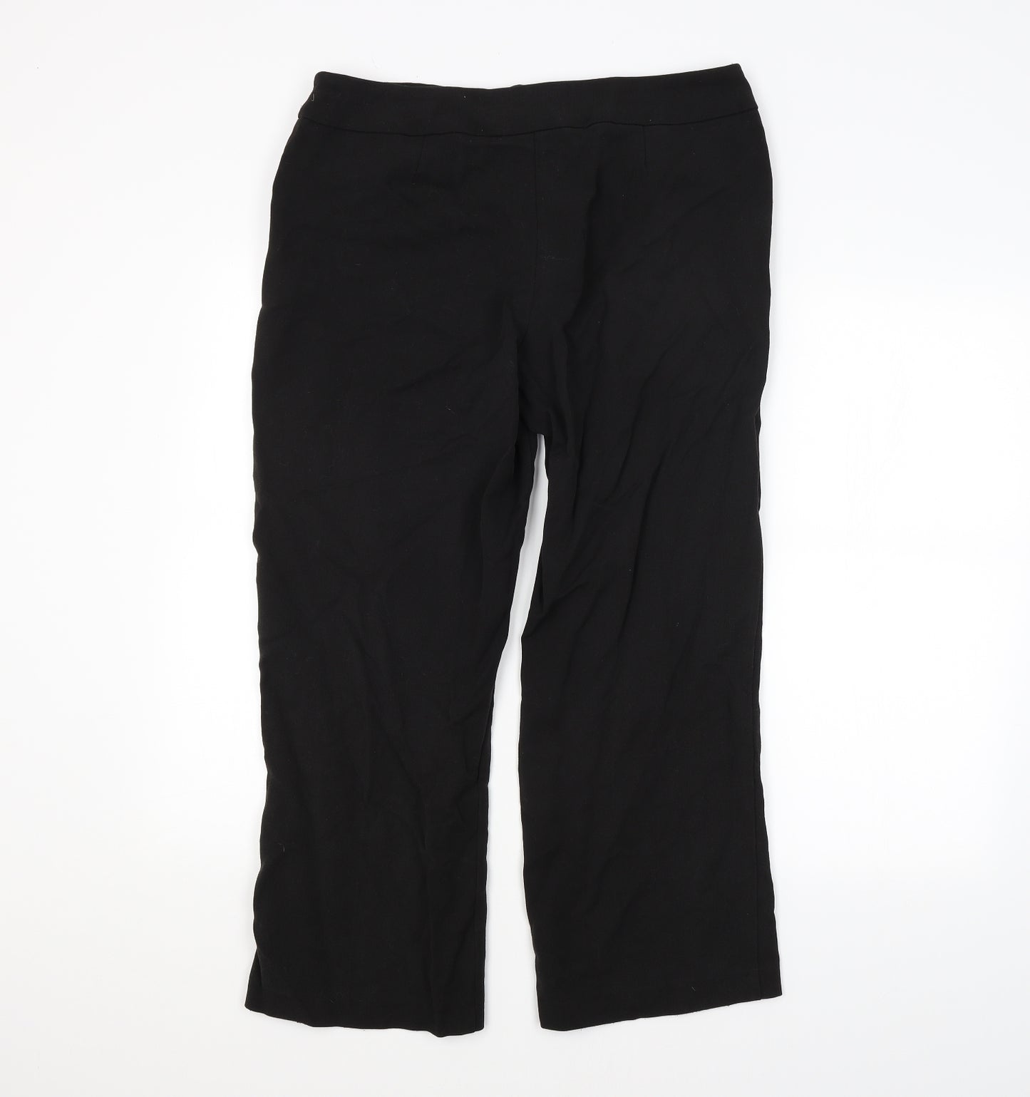 BHS Womens Black   Trousers  Size 14 L27 in