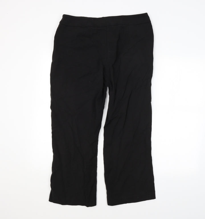 BHS Womens Blue Trousers Size 12 L28 in