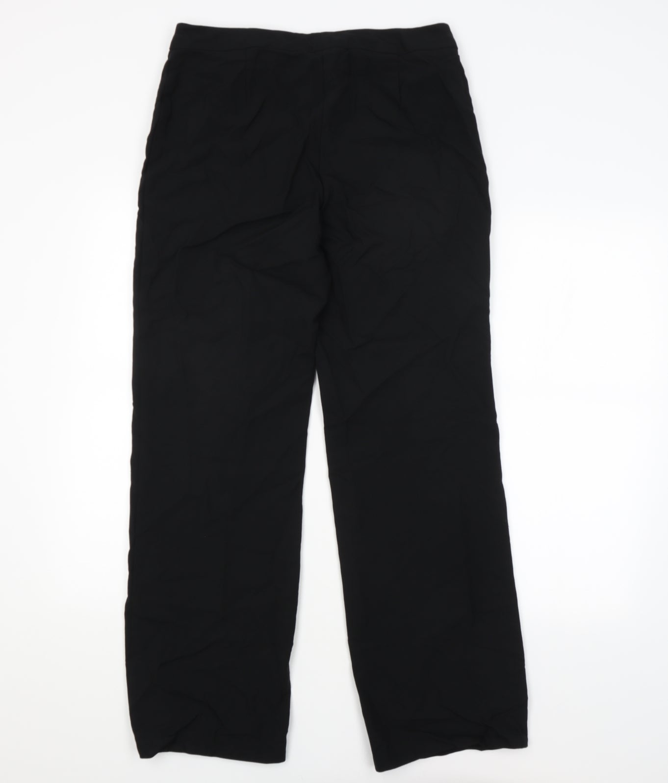 M&S Womens Black   Trousers  Size 12 L30 in