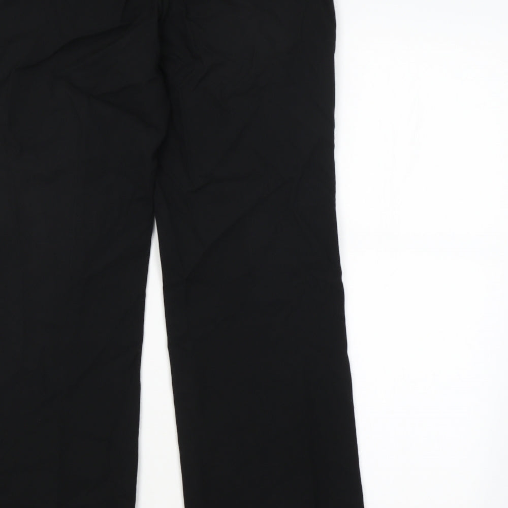 M&S Womens Black   Trousers  Size 12 L30 in