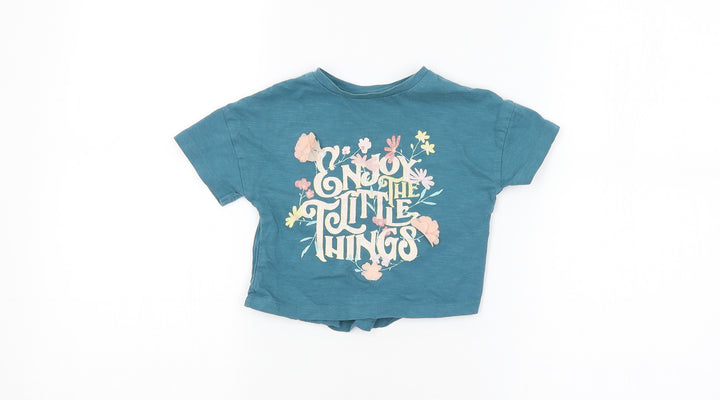 NEXT Baby Blue Basic T-Shirt Size 6-9 Months