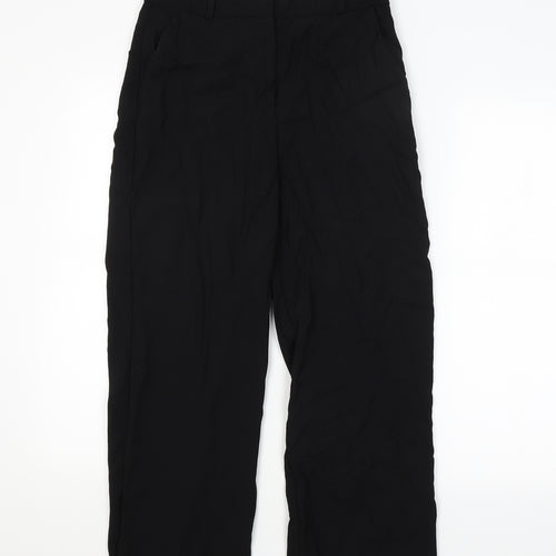 F&F Womens Black   Trousers  Size 8 L26 in