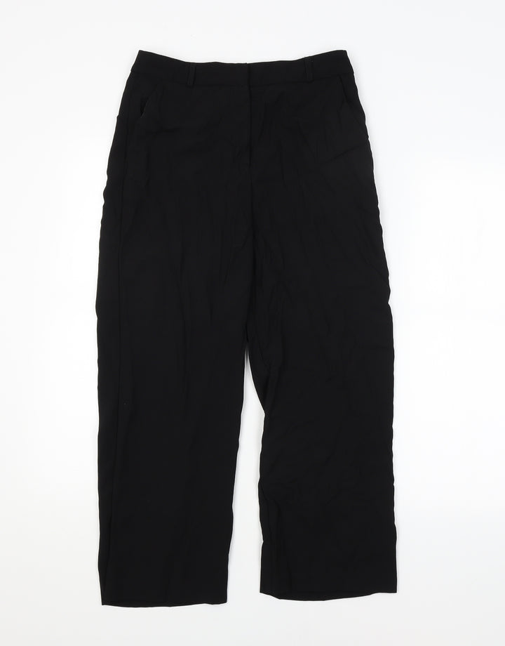 F&F Womens Black Trousers Size 8 L26 in