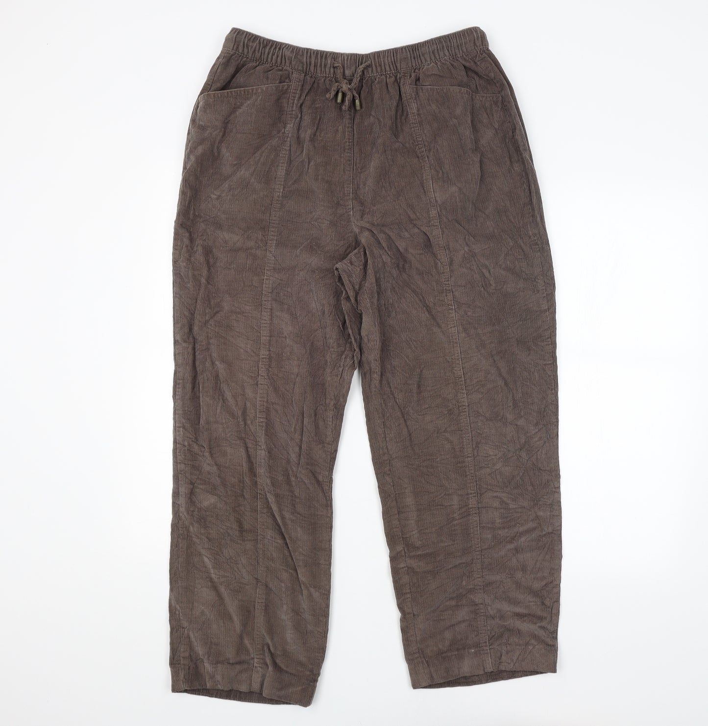 EWM Womens Brown   Trousers  Size 16 L28 in