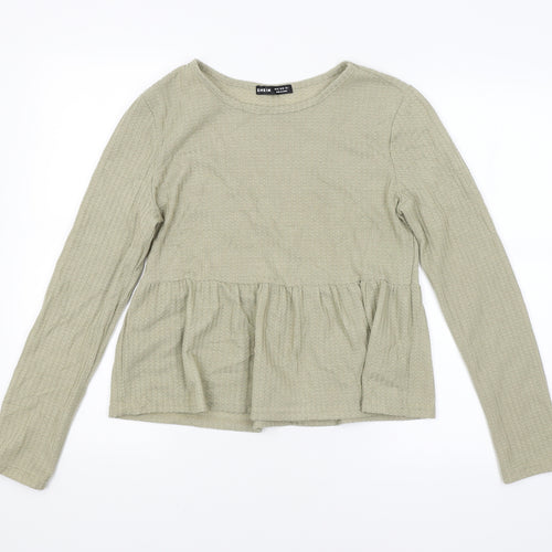SheIn Womens Green   Basic Blouse Size M