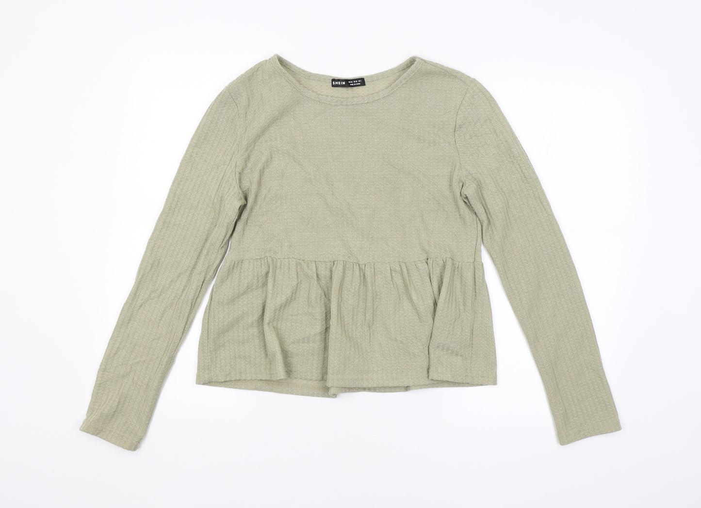 SheIn Womens Green   Basic Blouse Size M