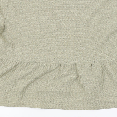 SheIn Womens Green   Basic Blouse Size M