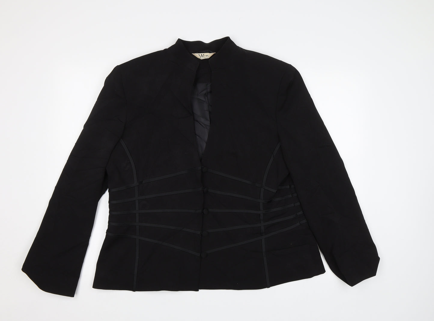 Yta Collection Womens Black   Jacket Blazer Size 20