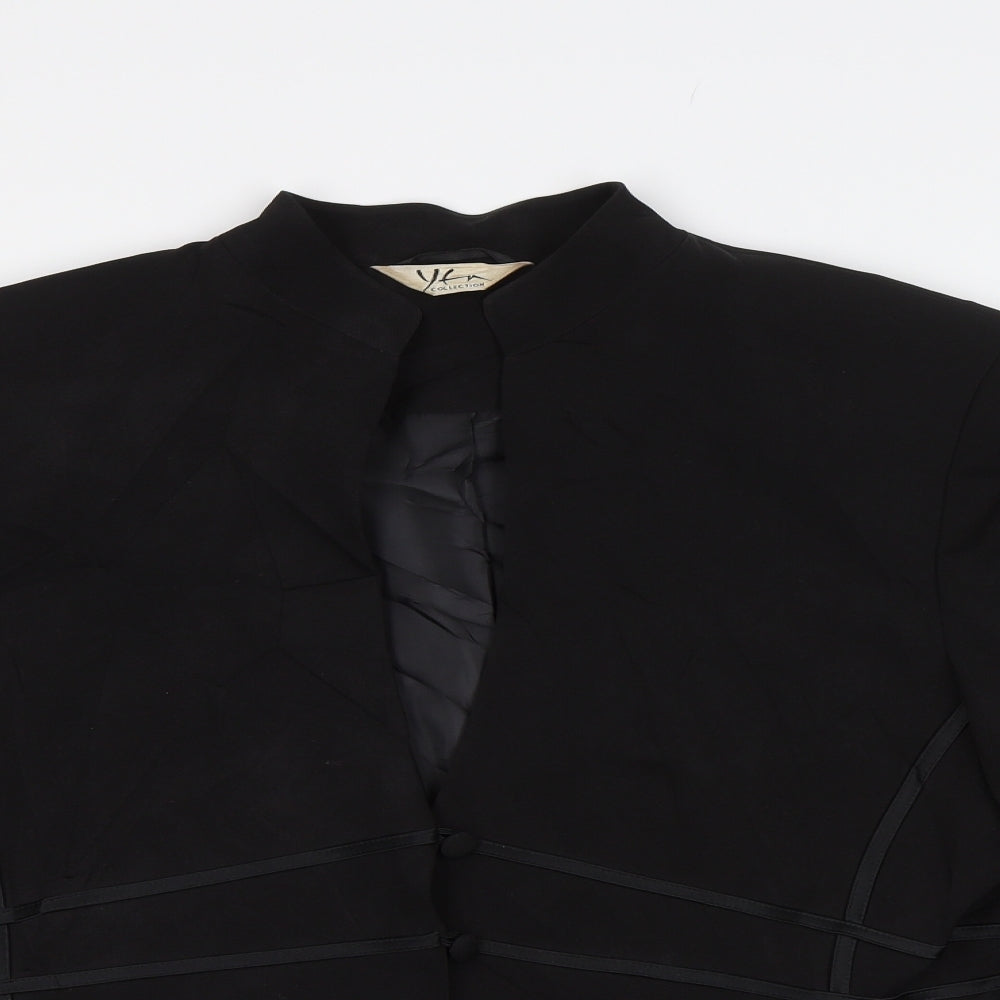 Yta Collection Womens Black   Jacket Blazer Size 20