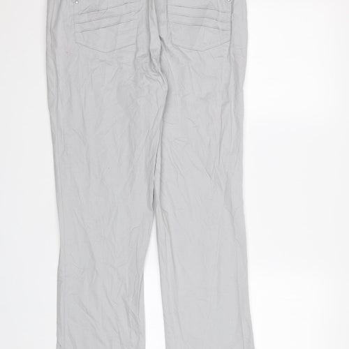 Cosma Womens Grey   Trousers  Size 12 L29 in