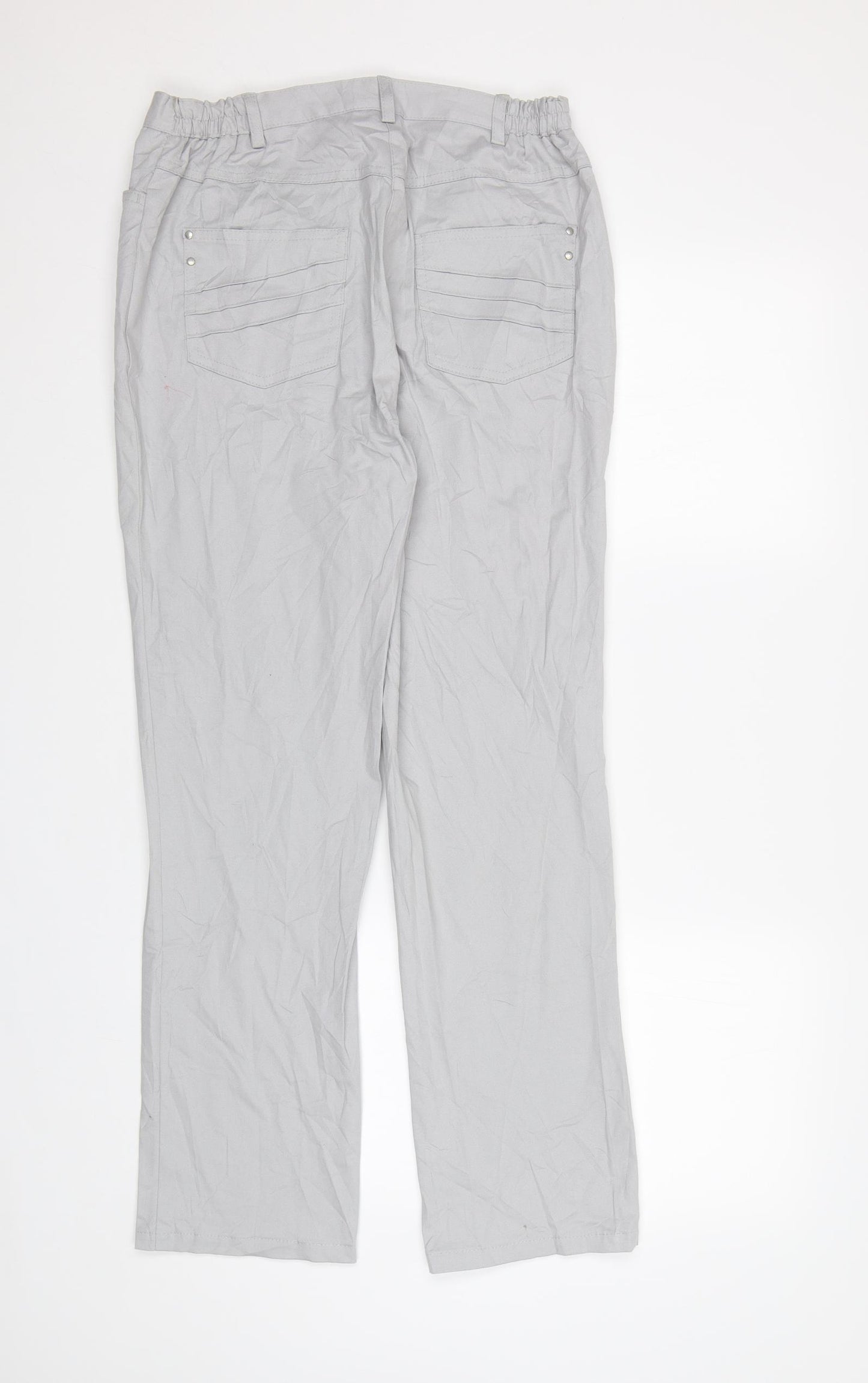 Cosma Womens Grey   Trousers  Size 12 L29 in