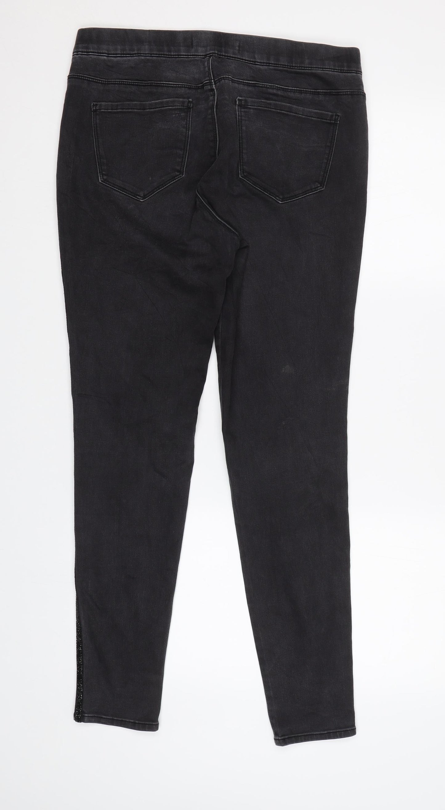 George Womens Grey   Skinny Jeans Size 12 L29 in