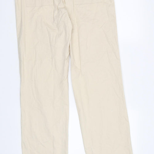 Piano Woman Womens Beige   Trousers  Size 12 L32 in