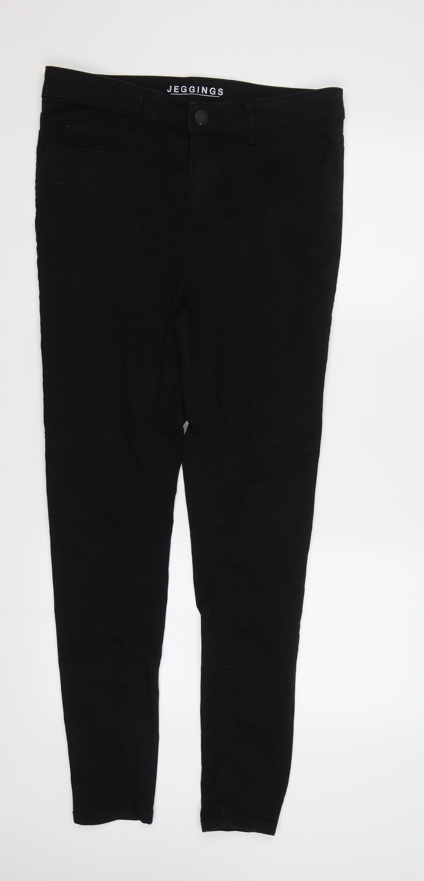 M&S Womens Black   Jegging Jeans Size 14 L30 in