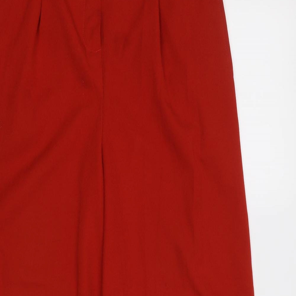 Very Womens Red   Trousers  Size 10 L32 in