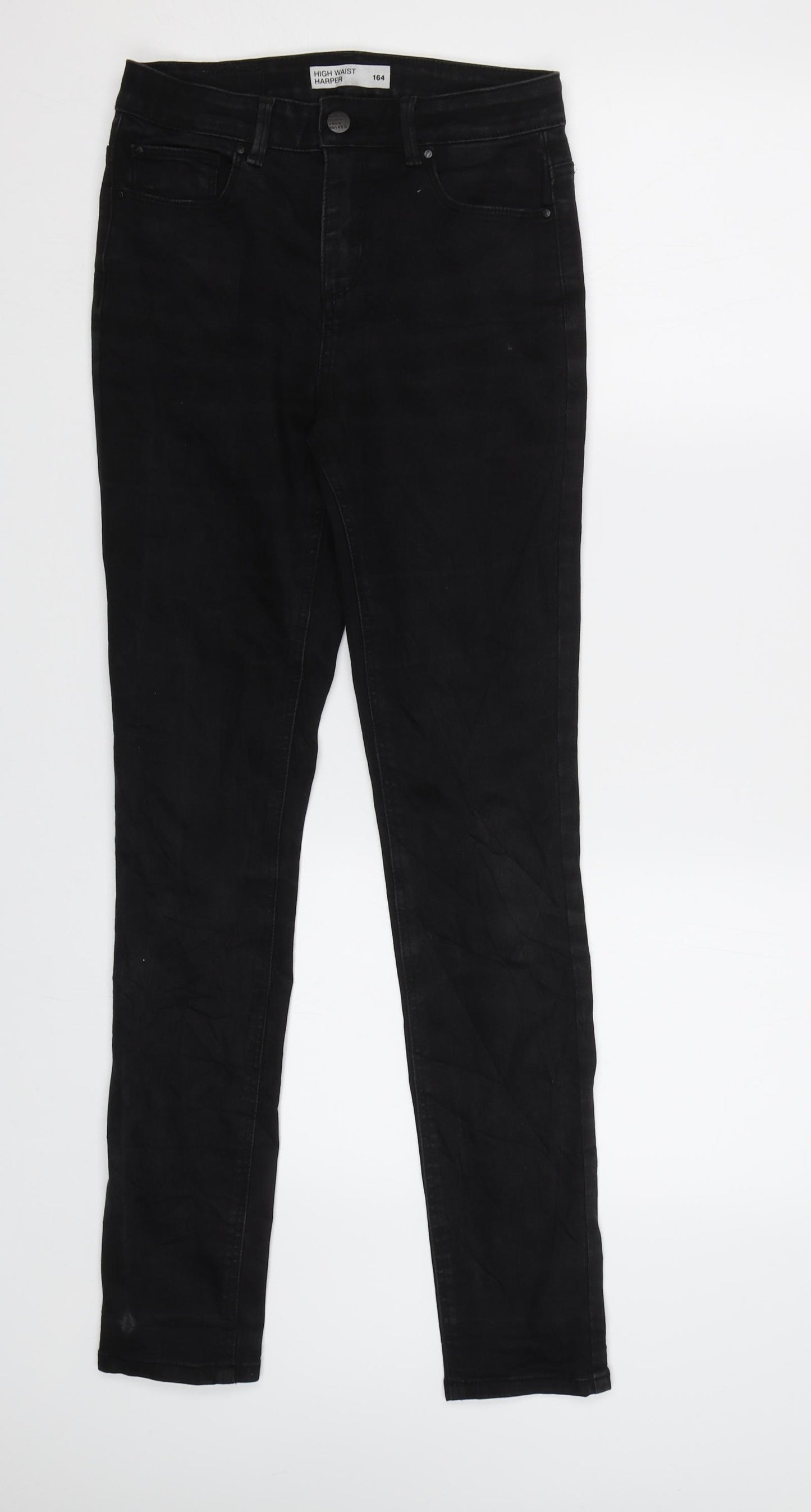 Cubus Womens Black   Straight Jeans Size 8 L30 in